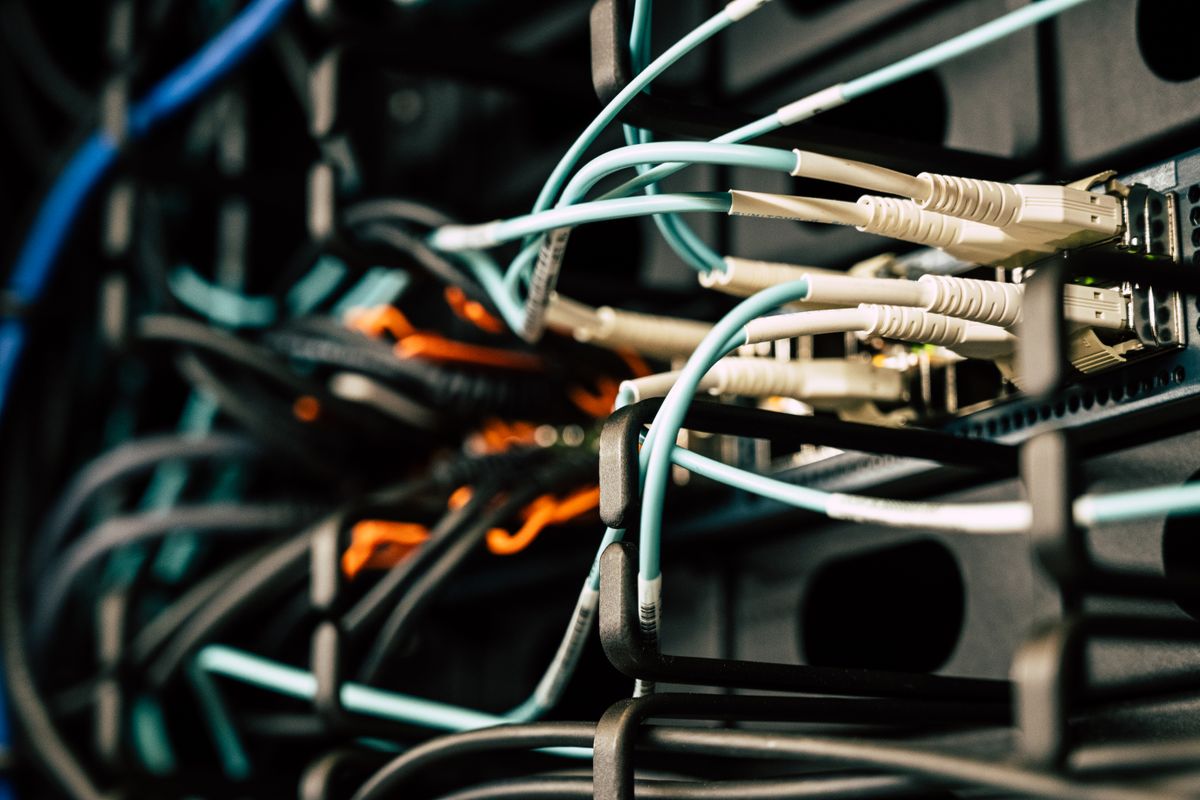 what are fiber optic cables used for fiber optic patch cables connected to switch panel in telecommunications data center for internet backbone applications