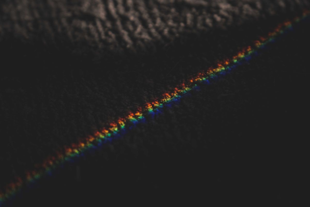 How do rainbows form: light refracted through a glass prism splits into a colourful spectrum, the same physics as a rainbow